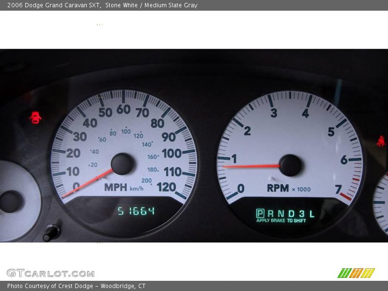 Stone White / Medium Slate Gray 2006 Dodge Grand Caravan SXT
