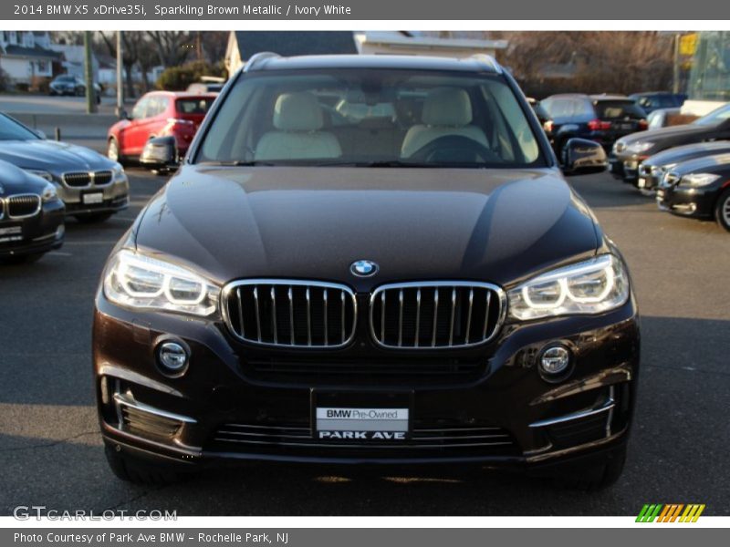 Sparkling Brown Metallic / Ivory White 2014 BMW X5 xDrive35i