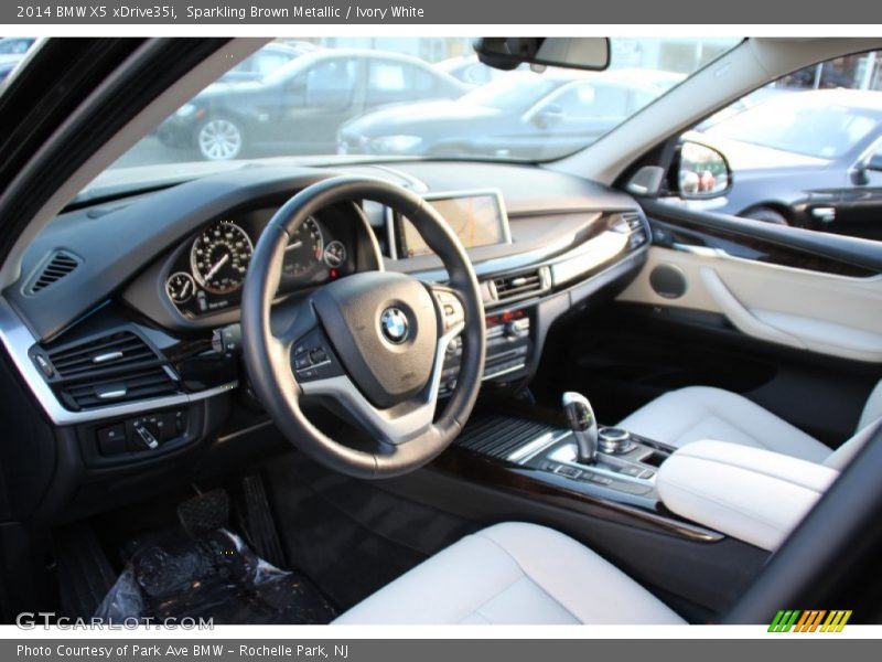 Sparkling Brown Metallic / Ivory White 2014 BMW X5 xDrive35i