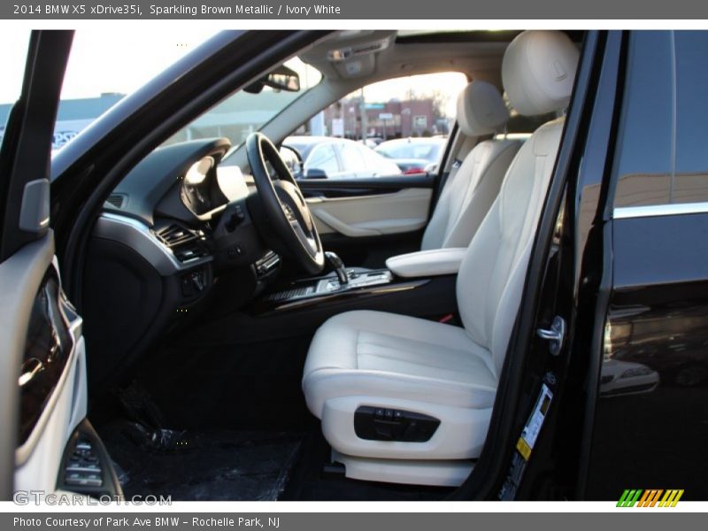 Sparkling Brown Metallic / Ivory White 2014 BMW X5 xDrive35i