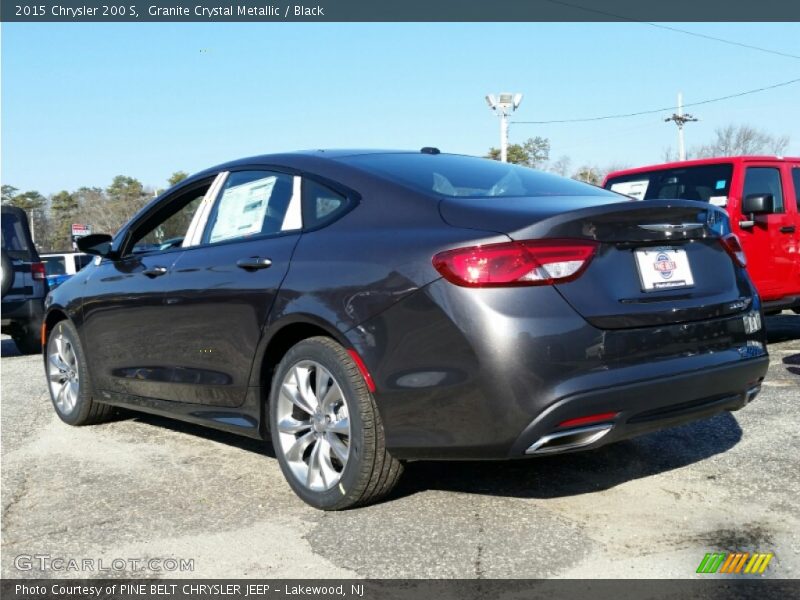 Granite Crystal Metallic / Black 2015 Chrysler 200 S