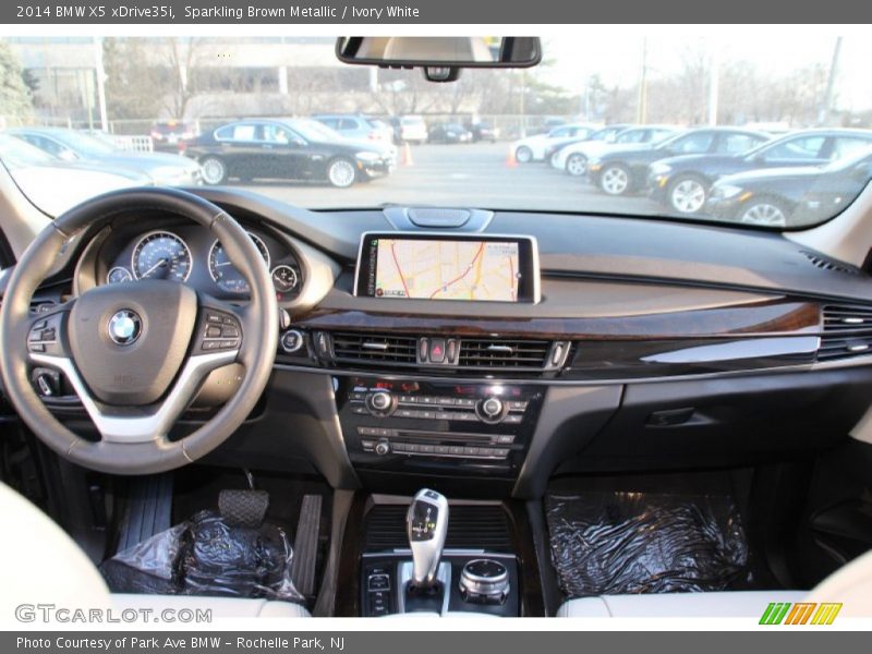 Sparkling Brown Metallic / Ivory White 2014 BMW X5 xDrive35i