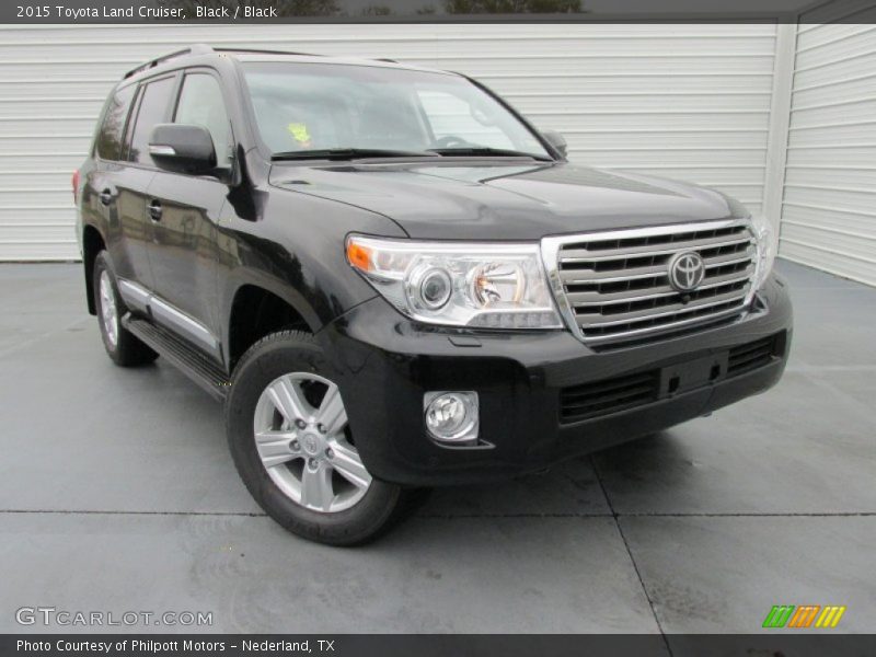Black / Black 2015 Toyota Land Cruiser