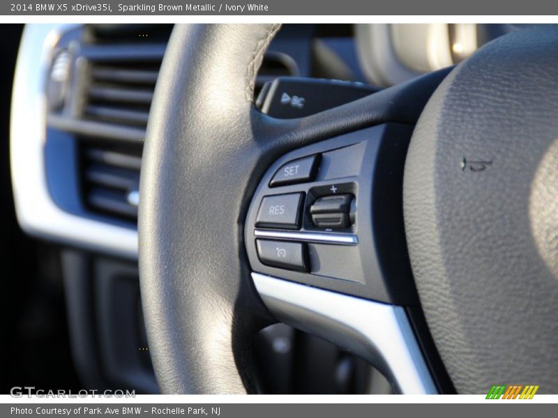Sparkling Brown Metallic / Ivory White 2014 BMW X5 xDrive35i