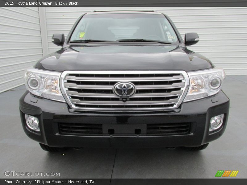 Black / Black 2015 Toyota Land Cruiser