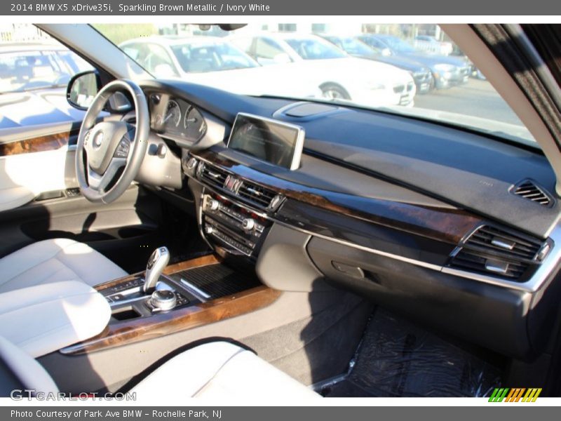Sparkling Brown Metallic / Ivory White 2014 BMW X5 xDrive35i