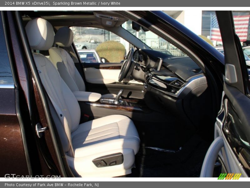 Sparkling Brown Metallic / Ivory White 2014 BMW X5 xDrive35i