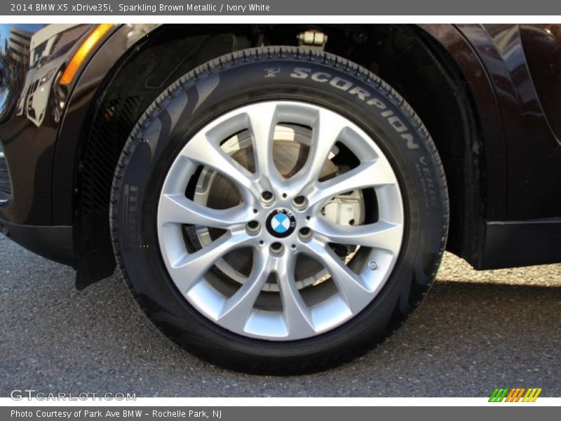 Sparkling Brown Metallic / Ivory White 2014 BMW X5 xDrive35i