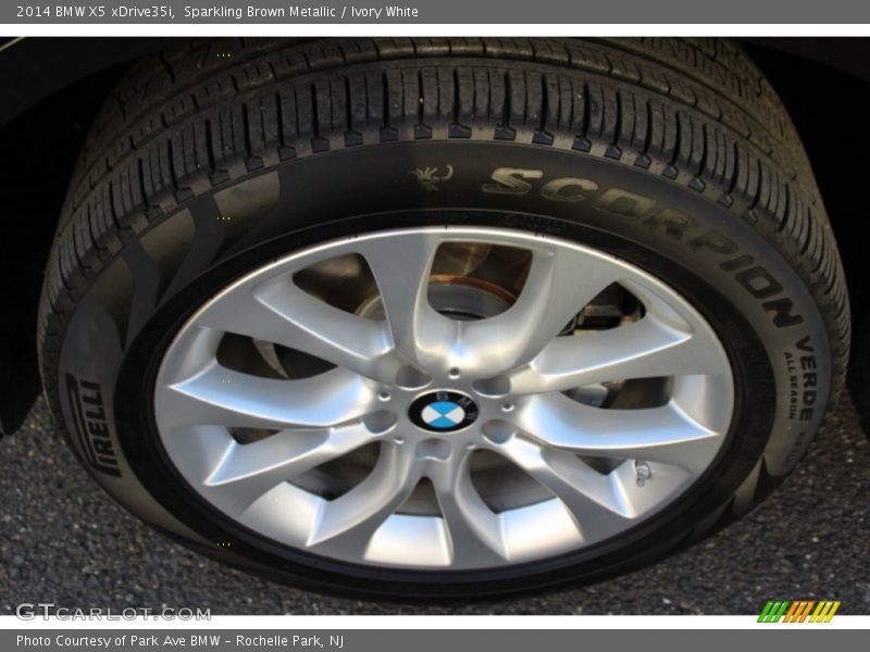 Sparkling Brown Metallic / Ivory White 2014 BMW X5 xDrive35i