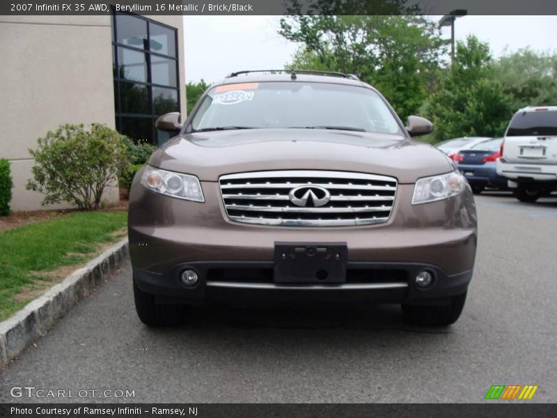 Beryllium 16 Metallic / Brick/Black 2007 Infiniti FX 35 AWD