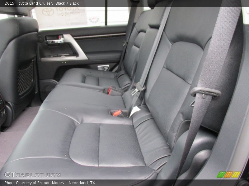 Rear Seat of 2015 Land Cruiser 