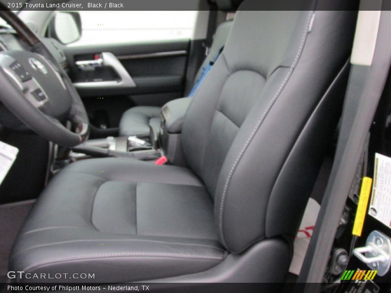 Front Seat of 2015 Land Cruiser 