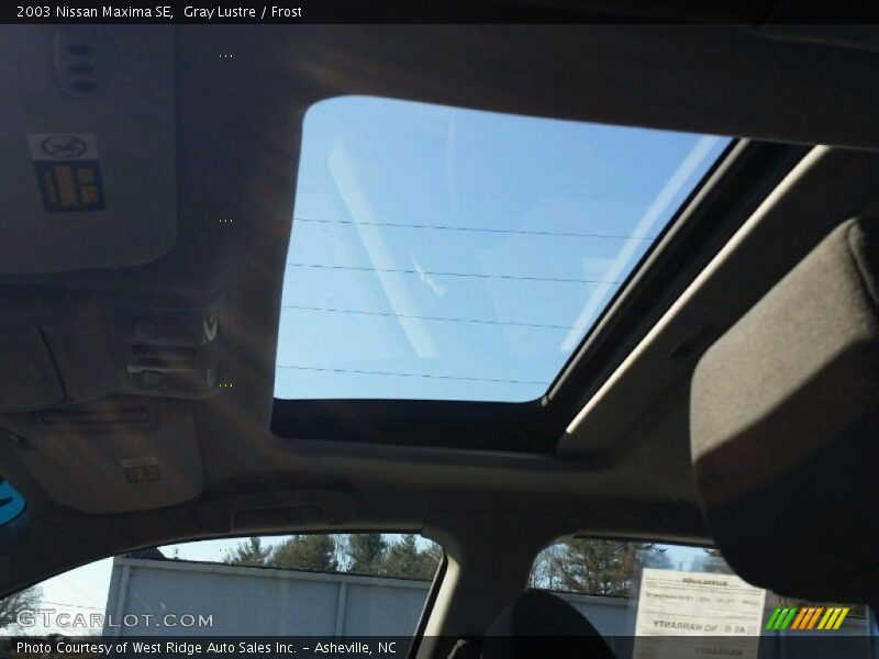 Gray Lustre / Frost 2003 Nissan Maxima SE