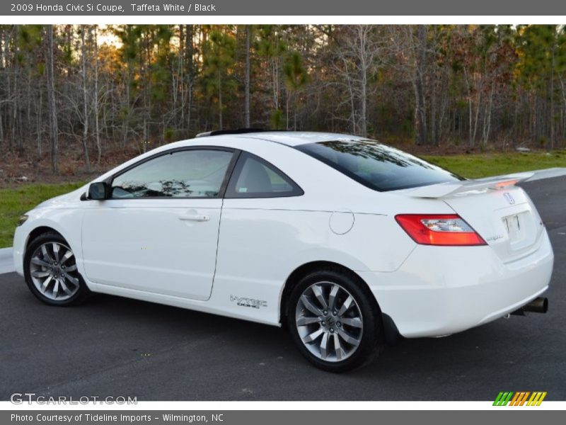 Taffeta White / Black 2009 Honda Civic Si Coupe