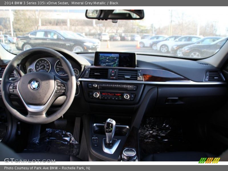 Mineral Grey Metallic / Black 2014 BMW 3 Series 335i xDrive Sedan