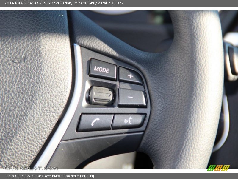 Mineral Grey Metallic / Black 2014 BMW 3 Series 335i xDrive Sedan