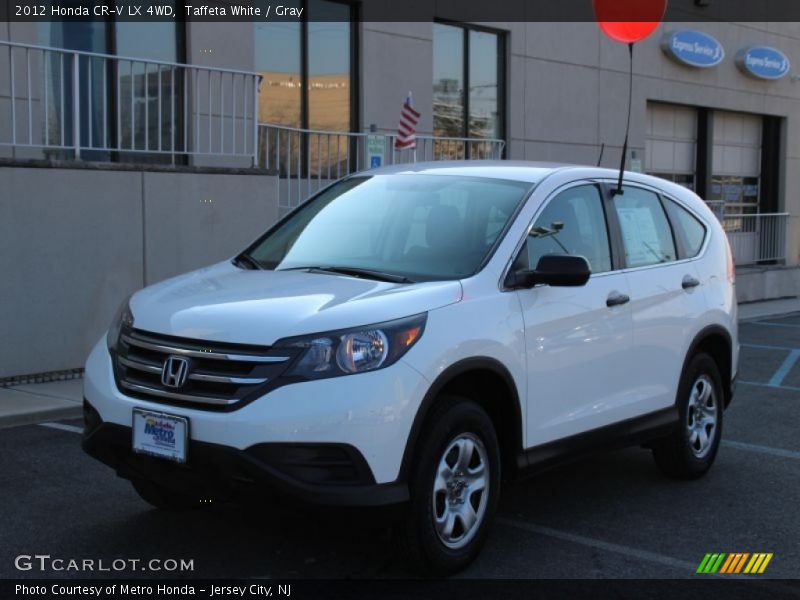 Taffeta White / Gray 2012 Honda CR-V LX 4WD