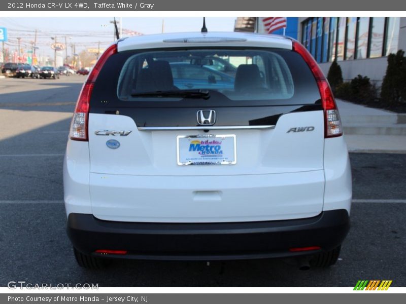 Taffeta White / Gray 2012 Honda CR-V LX 4WD