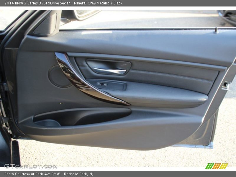 Mineral Grey Metallic / Black 2014 BMW 3 Series 335i xDrive Sedan