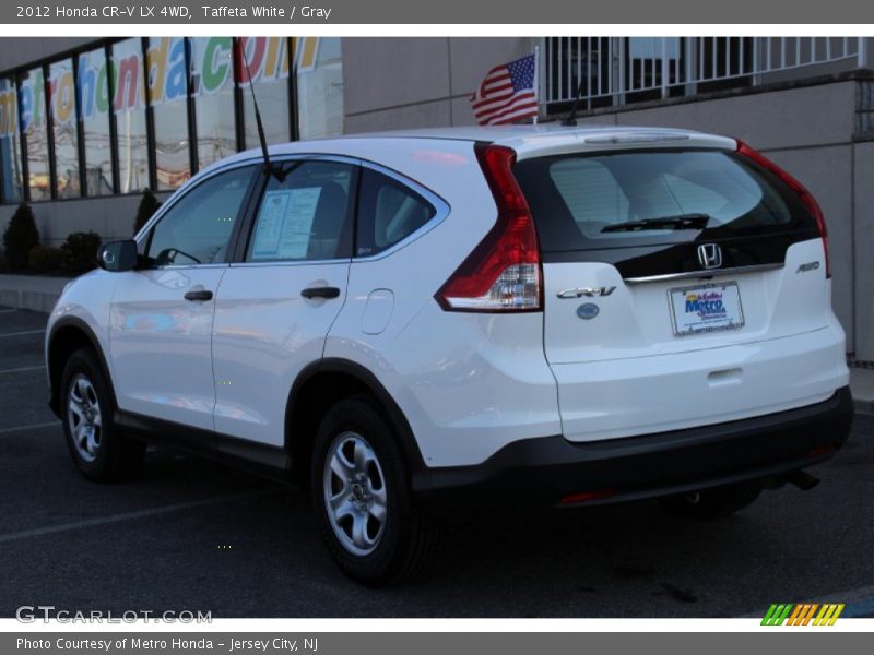 Taffeta White / Gray 2012 Honda CR-V LX 4WD