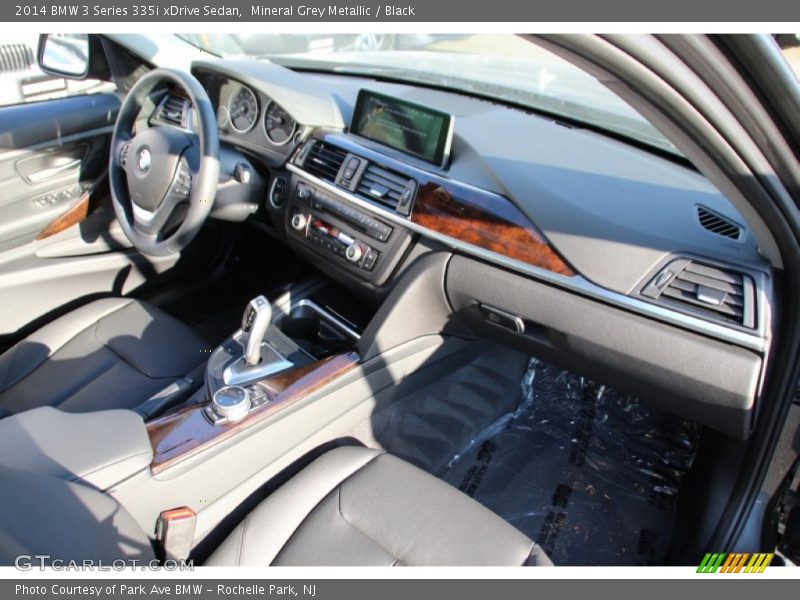 Mineral Grey Metallic / Black 2014 BMW 3 Series 335i xDrive Sedan