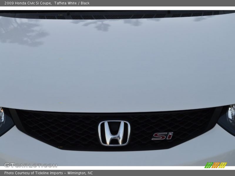 Taffeta White / Black 2009 Honda Civic Si Coupe