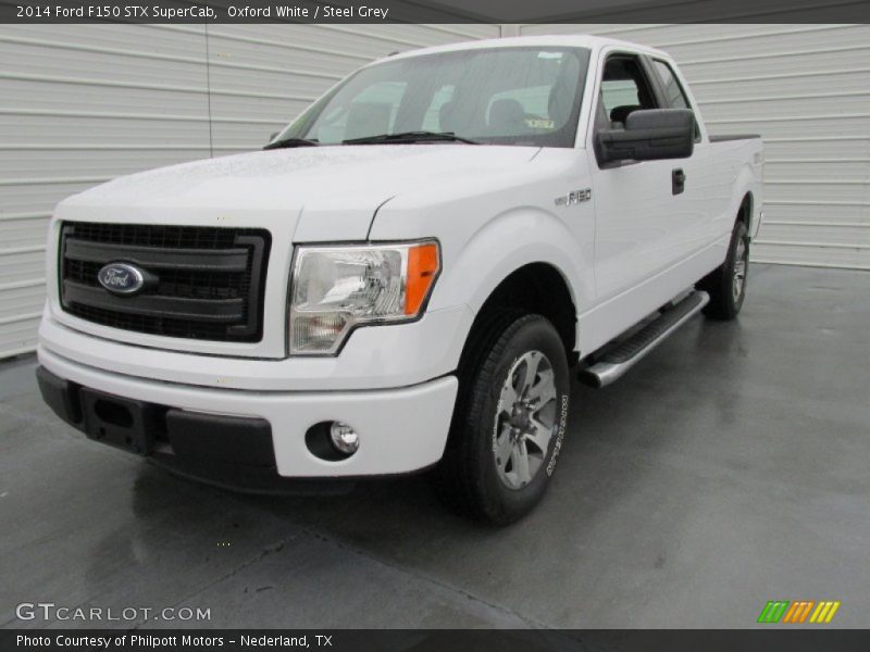 Oxford White / Steel Grey 2014 Ford F150 STX SuperCab
