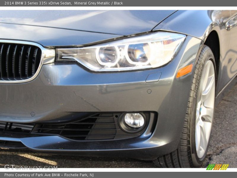 Mineral Grey Metallic / Black 2014 BMW 3 Series 335i xDrive Sedan