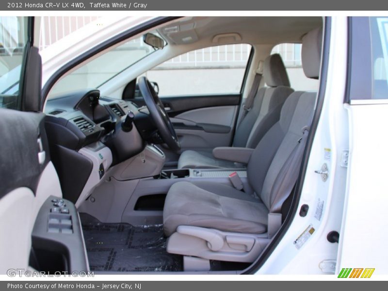 Taffeta White / Gray 2012 Honda CR-V LX 4WD