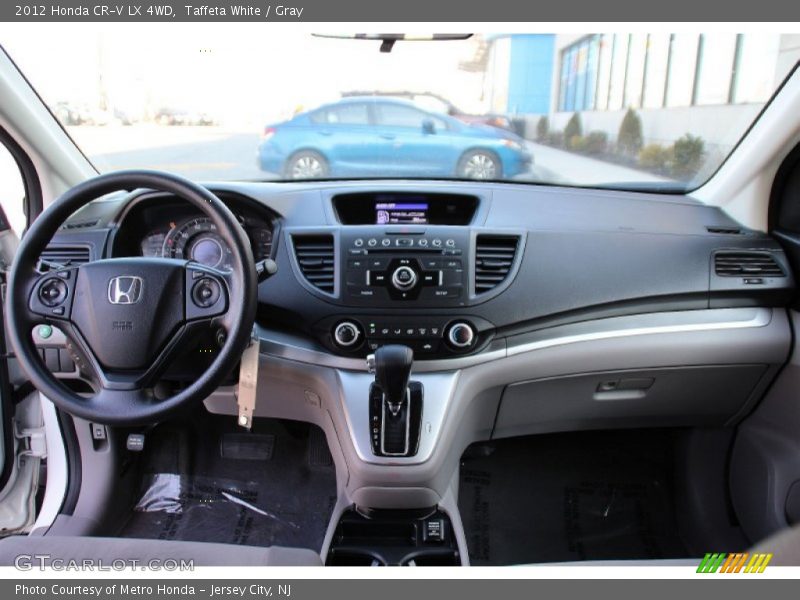 Taffeta White / Gray 2012 Honda CR-V LX 4WD