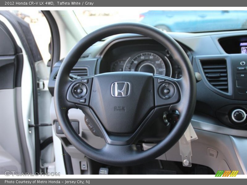 Taffeta White / Gray 2012 Honda CR-V LX 4WD