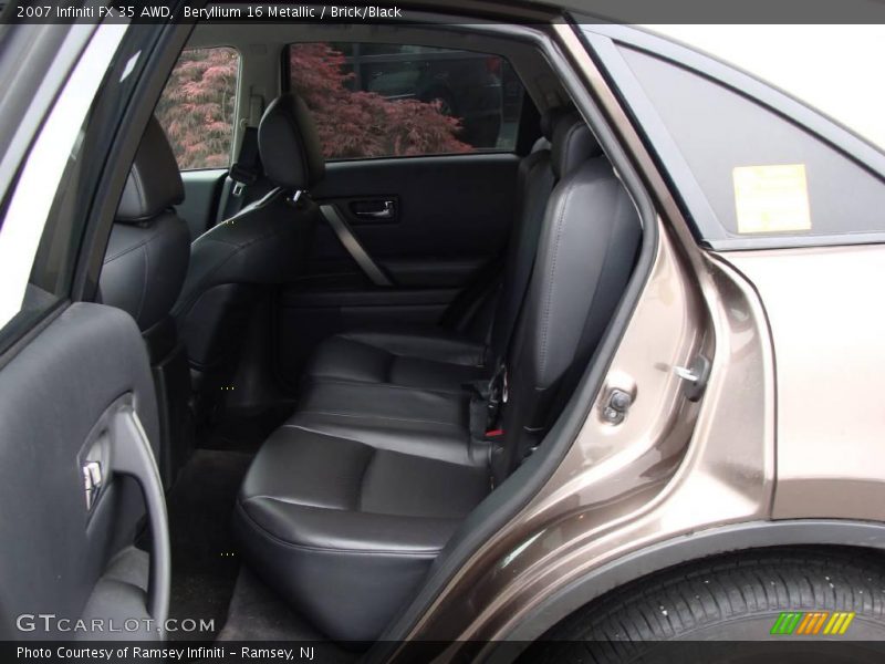 Beryllium 16 Metallic / Brick/Black 2007 Infiniti FX 35 AWD