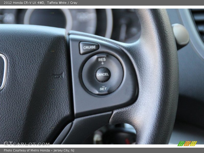 Taffeta White / Gray 2012 Honda CR-V LX 4WD