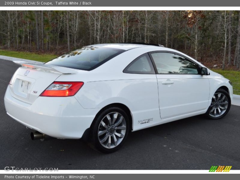 Taffeta White / Black 2009 Honda Civic Si Coupe