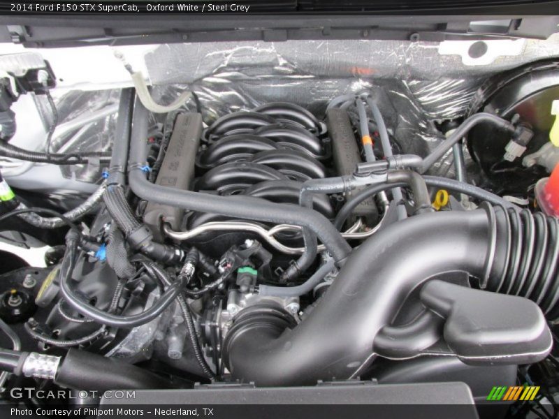 Oxford White / Steel Grey 2014 Ford F150 STX SuperCab