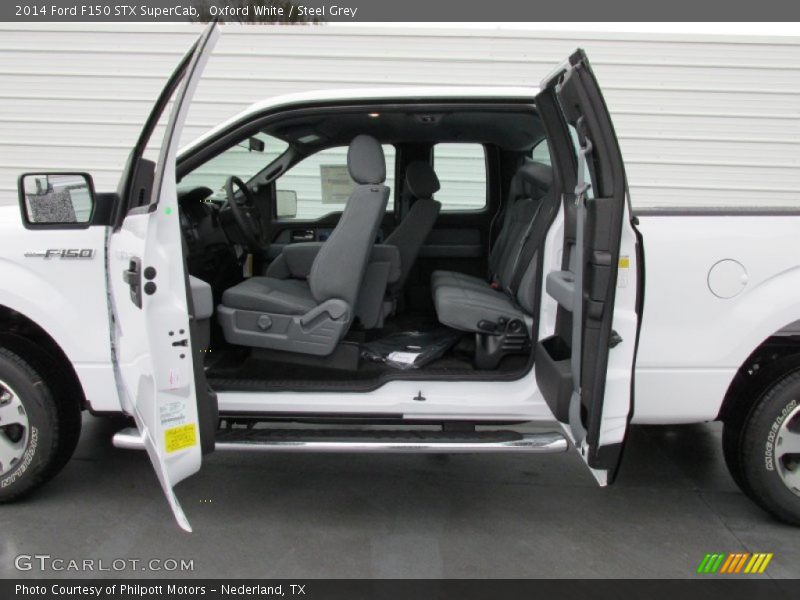 Oxford White / Steel Grey 2014 Ford F150 STX SuperCab
