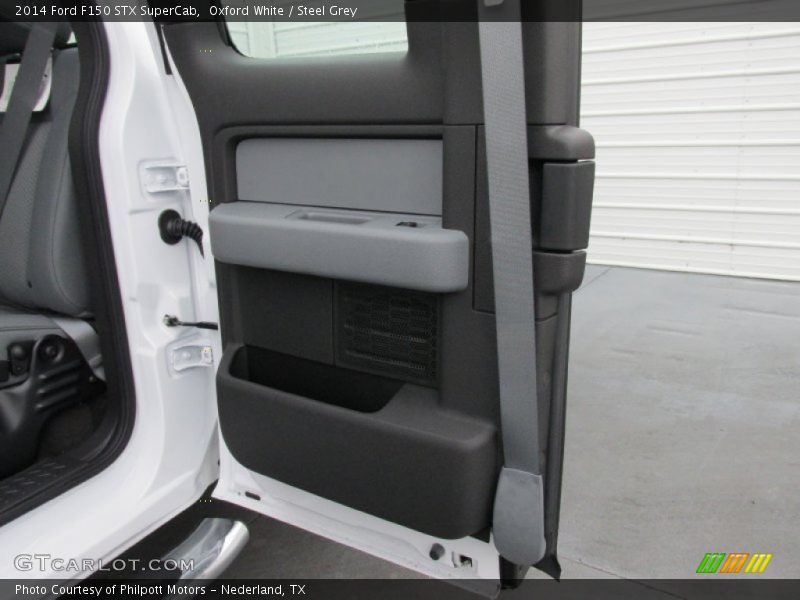 Oxford White / Steel Grey 2014 Ford F150 STX SuperCab