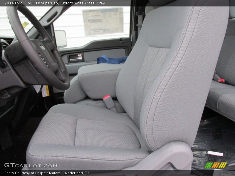 Oxford White / Steel Grey 2014 Ford F150 STX SuperCab
