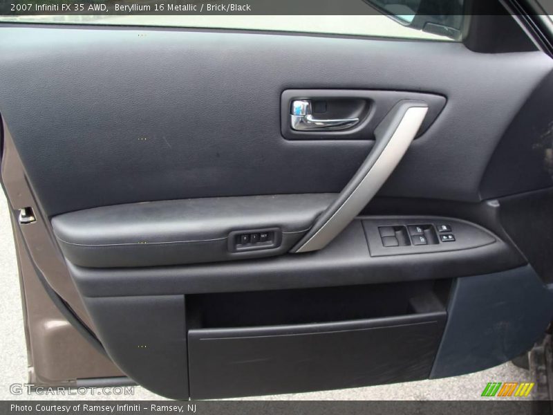 Beryllium 16 Metallic / Brick/Black 2007 Infiniti FX 35 AWD