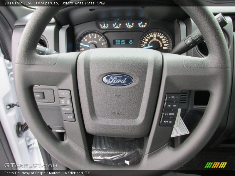 Oxford White / Steel Grey 2014 Ford F150 STX SuperCab
