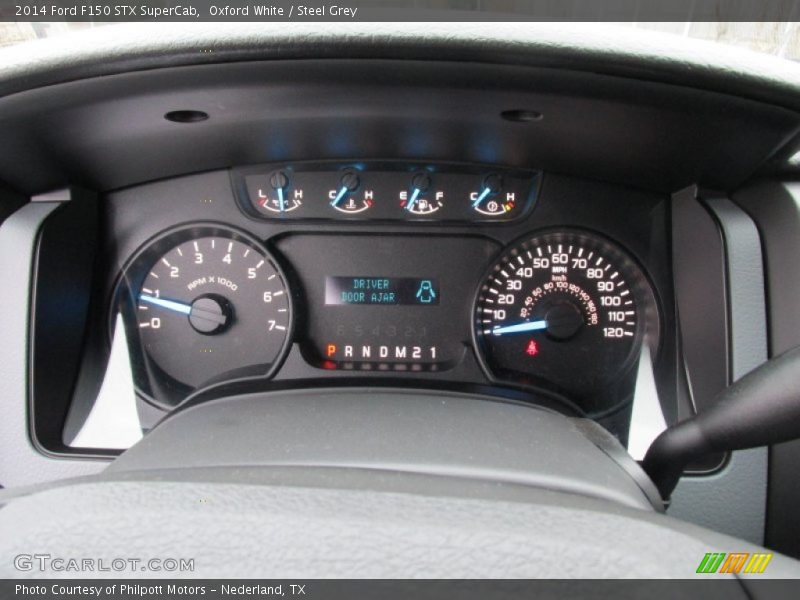 Oxford White / Steel Grey 2014 Ford F150 STX SuperCab
