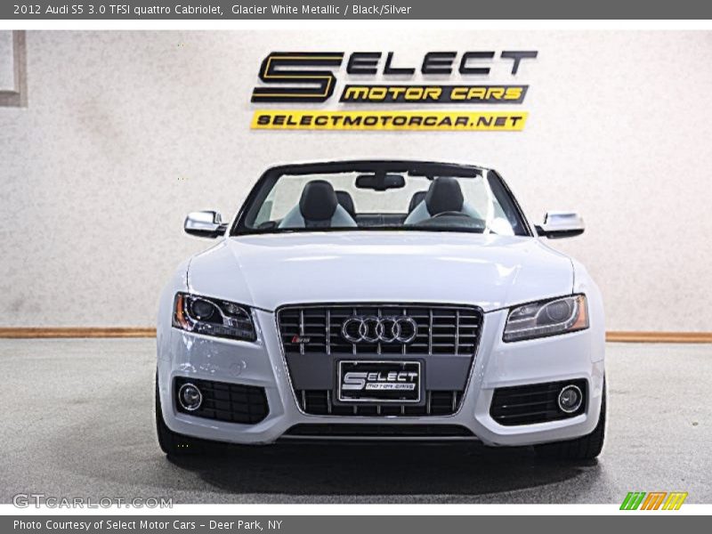 Glacier White Metallic / Black/Silver 2012 Audi S5 3.0 TFSI quattro Cabriolet