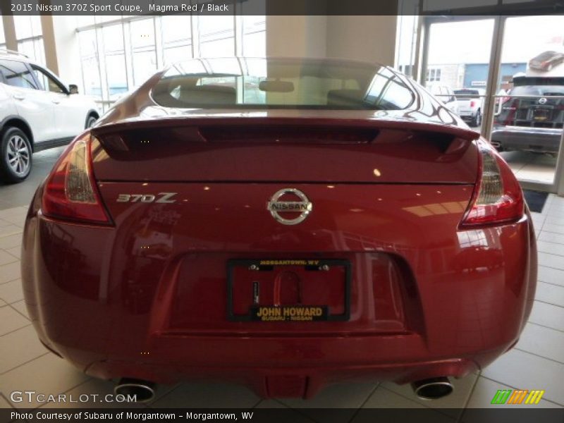 Magma Red / Black 2015 Nissan 370Z Sport Coupe
