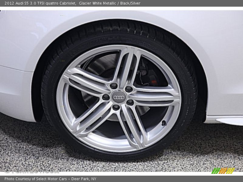 Glacier White Metallic / Black/Silver 2012 Audi S5 3.0 TFSI quattro Cabriolet