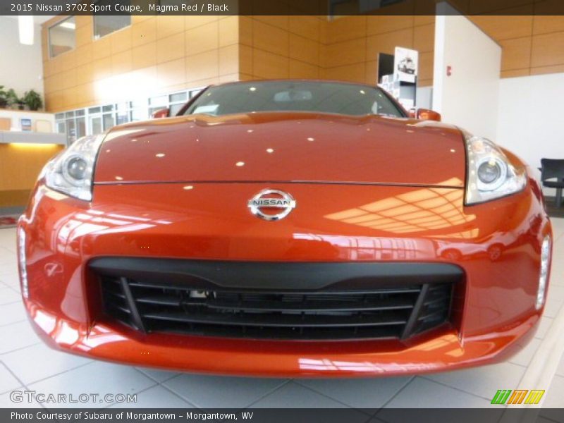 Magma Red / Black 2015 Nissan 370Z Sport Coupe