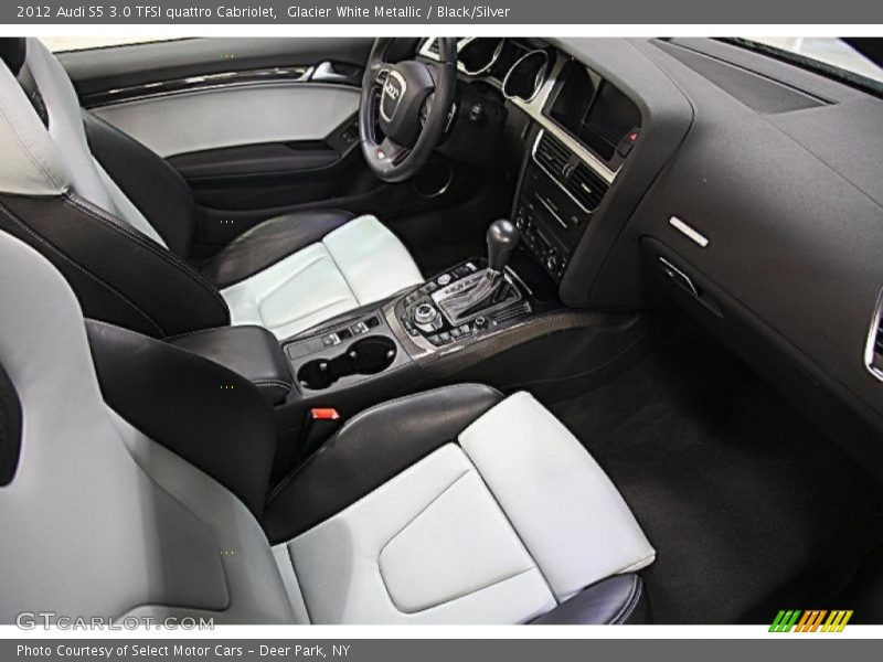 Glacier White Metallic / Black/Silver 2012 Audi S5 3.0 TFSI quattro Cabriolet