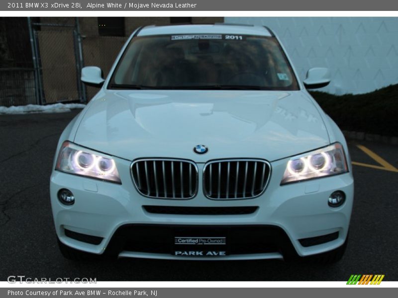 Alpine White / Mojave Nevada Leather 2011 BMW X3 xDrive 28i