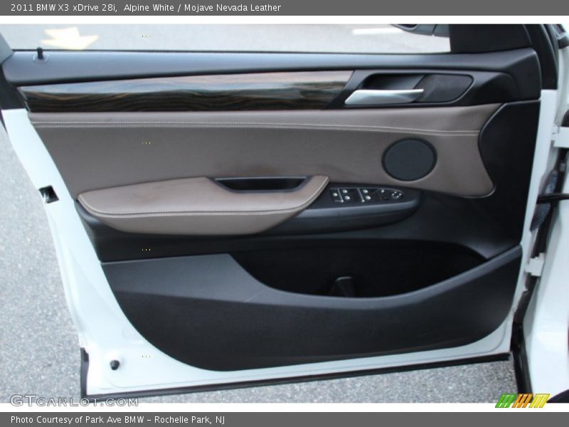 Alpine White / Mojave Nevada Leather 2011 BMW X3 xDrive 28i