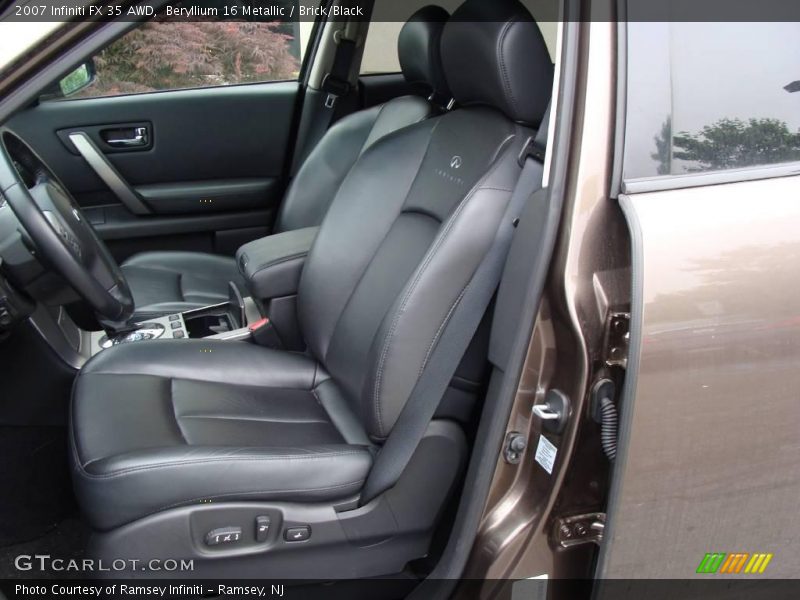 Beryllium 16 Metallic / Brick/Black 2007 Infiniti FX 35 AWD