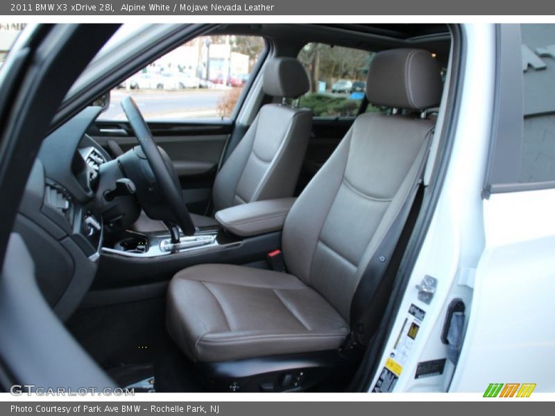 Alpine White / Mojave Nevada Leather 2011 BMW X3 xDrive 28i